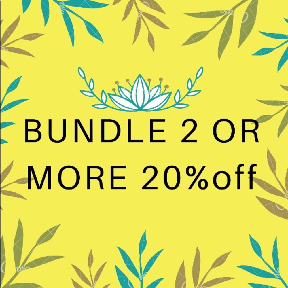Offers welcome! Bundle 2 or more 20%off